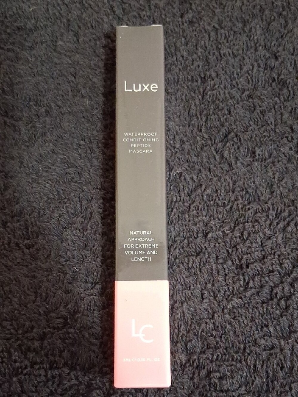 Luxe Cosmetics Waterproof Conditioning Peptide Mascara - 3 Ml - Sealed